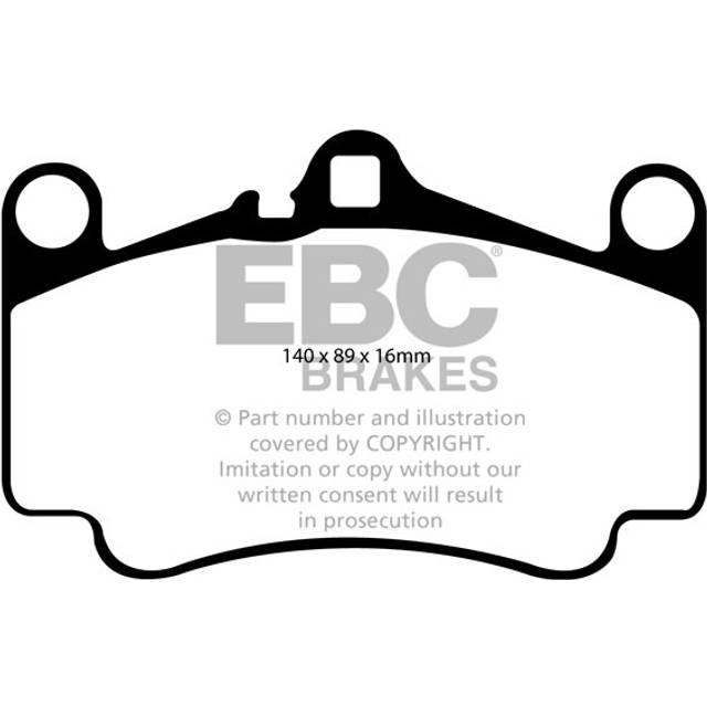 EBC Brakes Yellowstuff Performance Brake Pads - Front Pad Set - Brembo Calipers