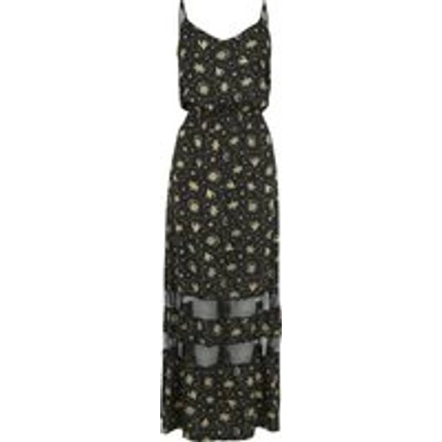 Gothicana by EMP dress with stars, sun and moon Long dress black - S