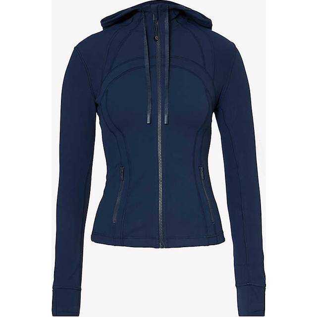 Lululemon Womens True Vy Define High-neck Stretch-woven Jacket 10 - TRUE NAVY