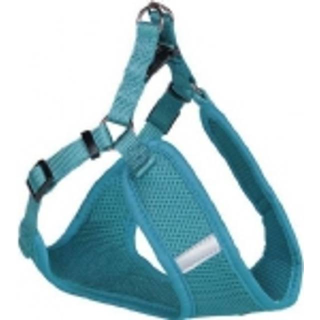 Nobby 80657-34 Harness Mesh Reflect Width 25 mm Length 69-83 cm + 66 cm Turquoise