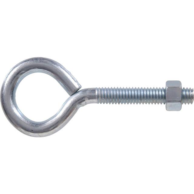 The Hillman Group 516 Eyebolts with Nuts  5/16 x 3 1/4-Inch  8-Pack Zinc