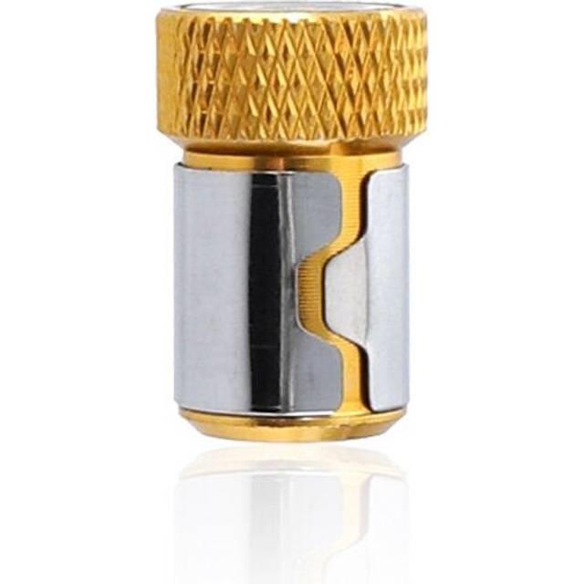 (Gold) Universal Magnetic Ring 1/4 Inch Full Metal Screwdriver Bit Magnetic Ring For 6.35mm Shank Anti-corrosion Drill Bit Magnet Powerful Ring