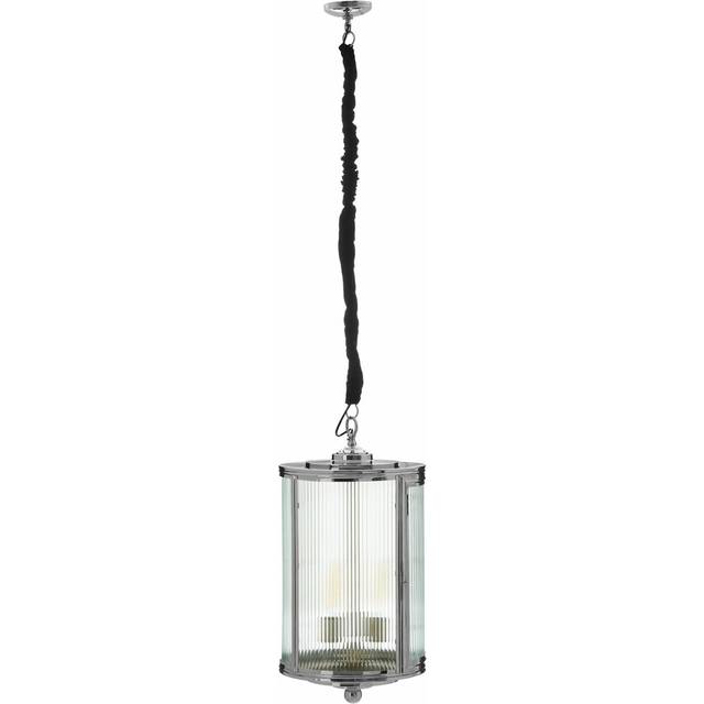 Richland 3-Light Foyer Pendant - Silver (40cm H X 38cm W X 38cm D)