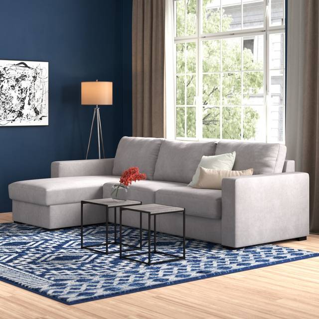 Victor Corner Sofa Bed - Mink (90cm H X 274cm W X 166cm D)