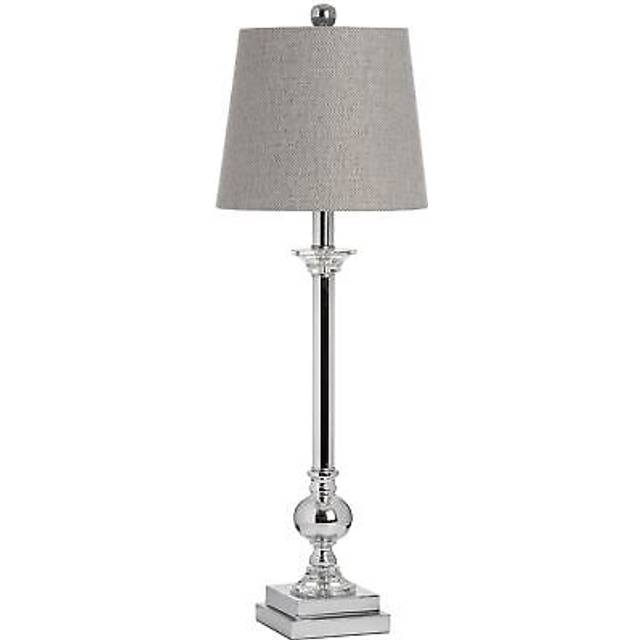 Hill interiors milan chrome metal table lamp (uk plug) hi1982