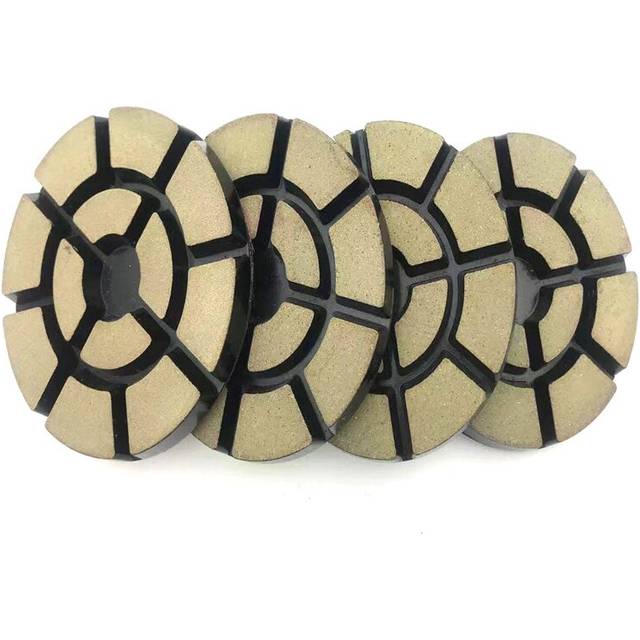 9PCS Ceramic  Polishing Pads 4 Inch 100mm Concrete Floor Grinding Wheel Diamond Dry /Wet Use Coarse