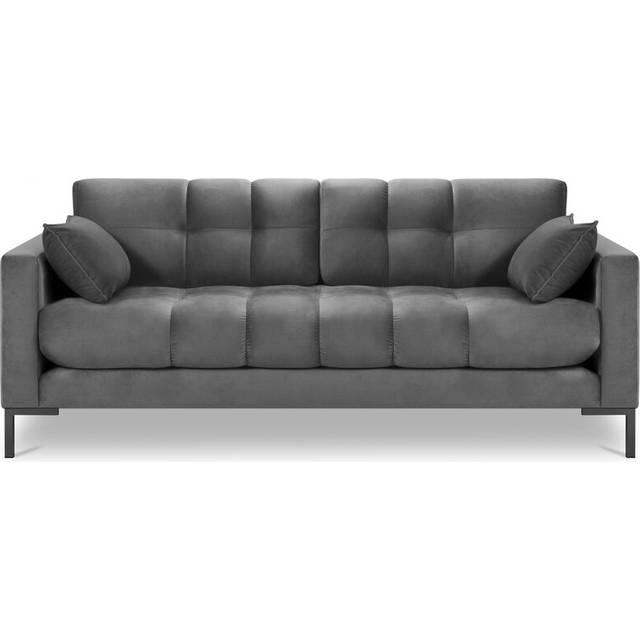 Adoraim 177Cm Square Arm Sofa - Black (75cm H X 177cm W X 92cm D)