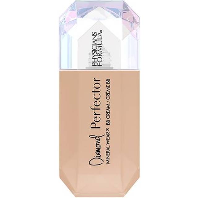 Physicians Formula Mineral WearDiamond Perfector BB Cream  10 in 1 Skin Perfecting Beauty Balm  Lightweight & Luminous Finish - Medium to Tan