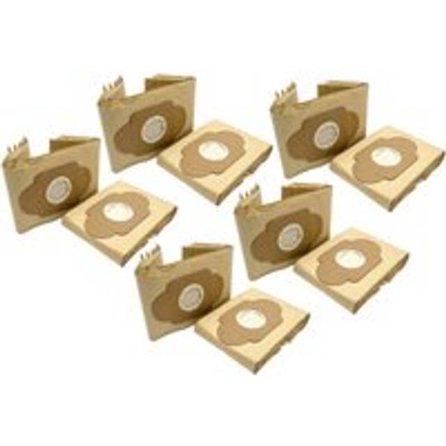 50x Vacuum Cleaner Bag compatible with Ghibli Champion Vacuum Cleaner - Paper, 21.5 cm x 16 cm, sand-coloured - Vhbw