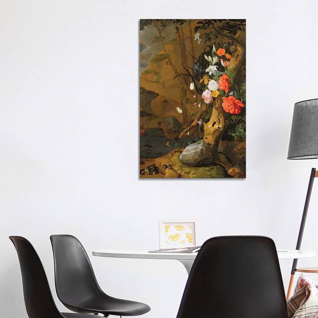 Peonies, Roses, Lilies, Poppies And Other Flowers (101.6 cm H x 66.04 cm W x 1.91 cm D)