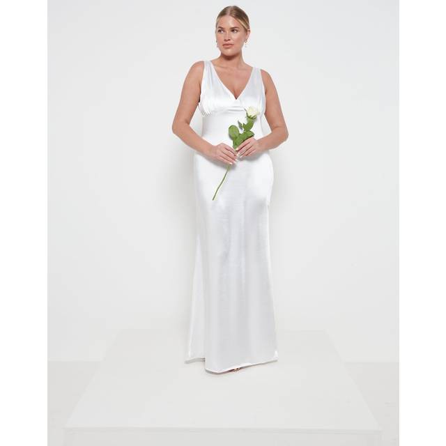 Esmee Maxi Bridesmaid Dress - Matte Ivory, 8