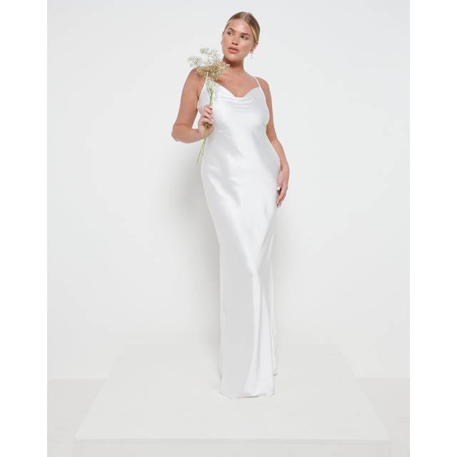 Keisha Maxi Bridesmaid Dress - Matte Ivory, 10