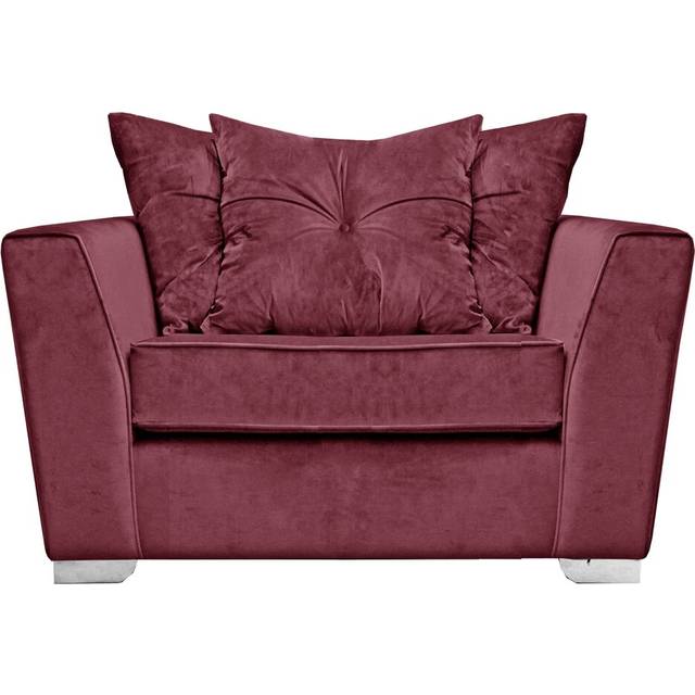 Quade 2 Seater Sofa - Plum (92cm H X 158cm W X 93cm D)