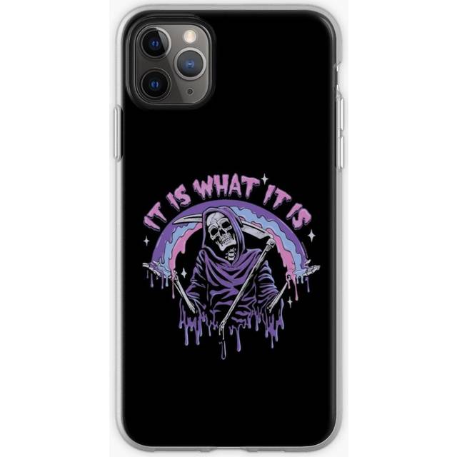 Phone Case Death It Is What It Is Pastel Goth Grim Reaper Drip for iPhone Samsung 14 13 12 11 Plus Pro Max Galaxy S23 S22 Ultra Note 20 10