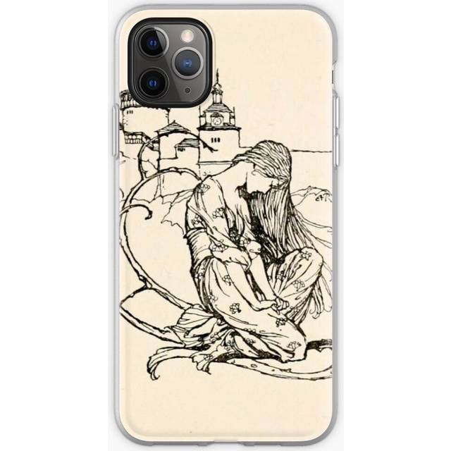 Phone Case Undine and Castle Arthur Rackham for iPhone Samsung 14 13 12 11 Plus Pro Max Galaxy S23 S22 Ultra Note 20 10