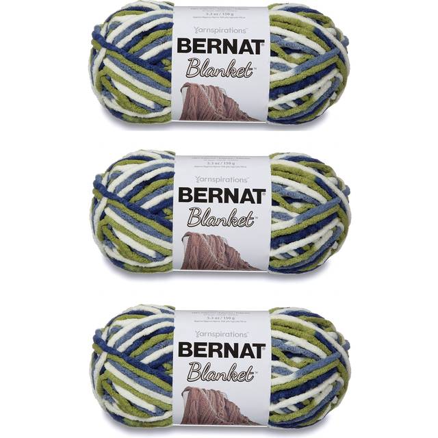 Bulk Buy: Bernat Blanket Yarn (3-Pack) Oceanside 161200-103