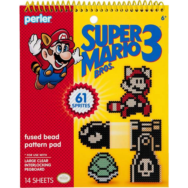 Perler Super Mario 3 Fused Bead Pattern Mario 3 Bros. Pad-super Bros.