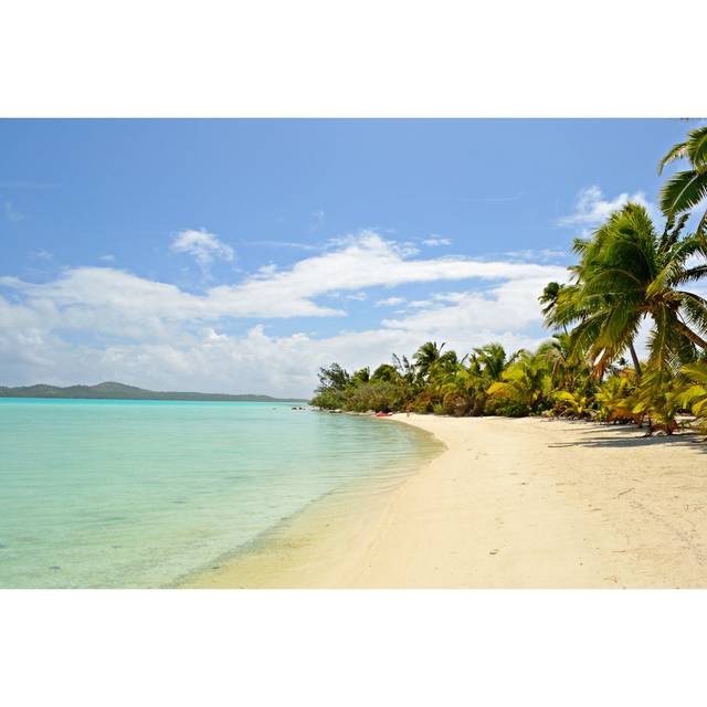 Beach for Relaxing by Fbxx - Wrapped Canvas Photograph (20cm H x 30cm W)