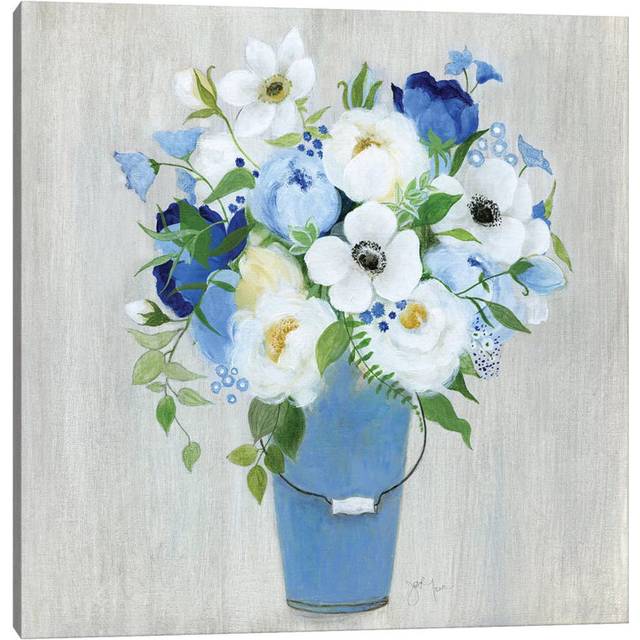 Provence Market Flowers II by Tava Studios - Wrapped Canvas Art Prints (45.72 cm H x 45.72 cm W x 3.175 cm D)
