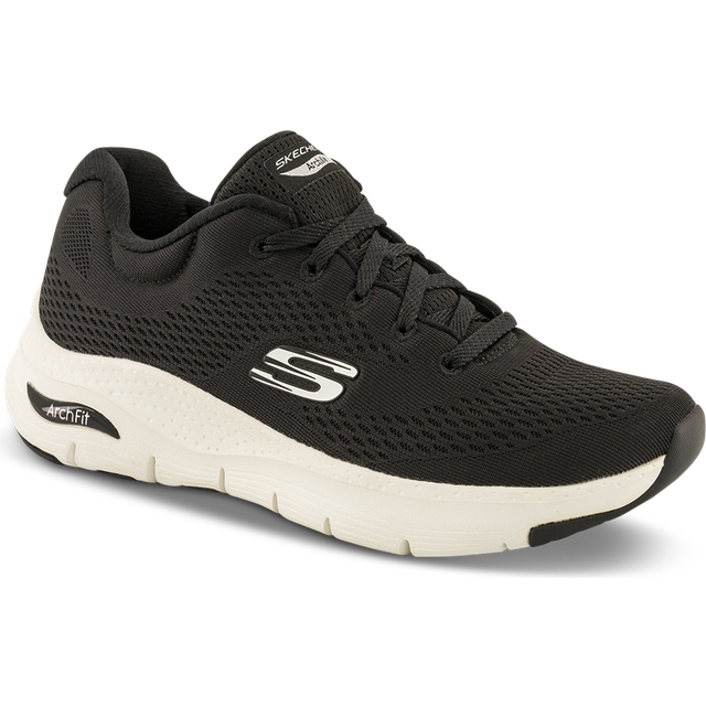Skechers ARCH FIT BIG APPEAL dam Sneaker , Svart nät vit trim, 39.5 EU