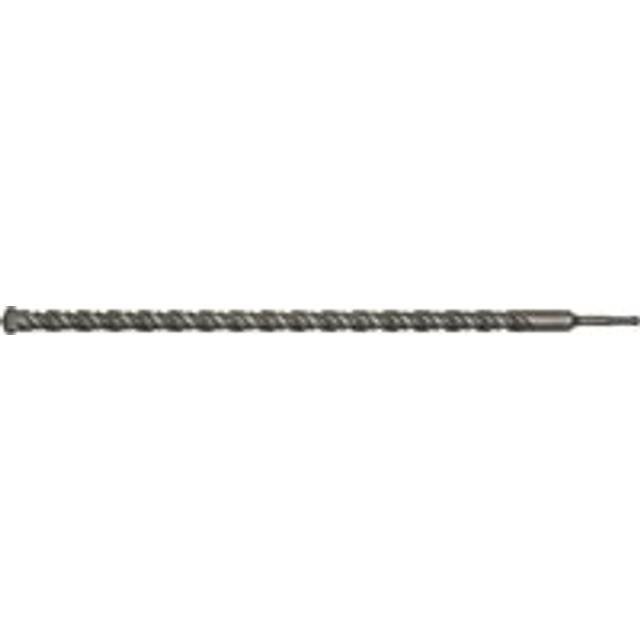 25 x 600mm SDS Plus Drill Bit - Fully Hardened & Ground - Smooth Drilling - Multi - One Size