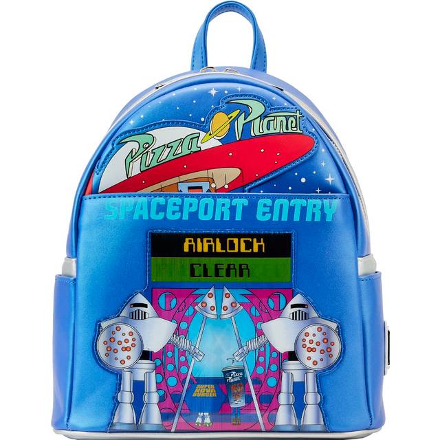 Loungefly Toy Story Pizza Planet Mini Backpack - Blue&#47;Pink&#47;Red (One-Size)