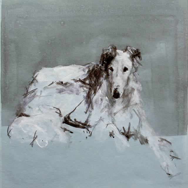 Pop Modern Dog II by A Very Modern Dog - Wrapped Canvas Painting (51cm H x 51cm W)