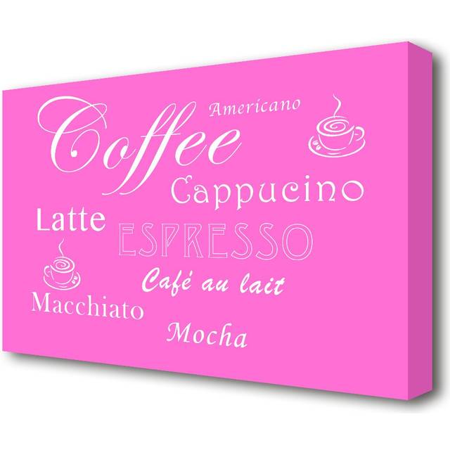 Kitchen Quote Coffee Delight - Wrapped Canvas Typography Print (35.6 cm H x 50.8 cm W)