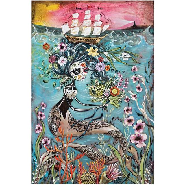 'The Light Beckons' Oil Painting Print on Wrapped Canvas (66.04 cm H x 45.72 cm W x 1.91 cm D)
