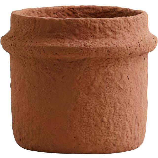 Nordal - Rote cement pot - Blomkruka - Rust no. 3 - W:10 x H:12 cm