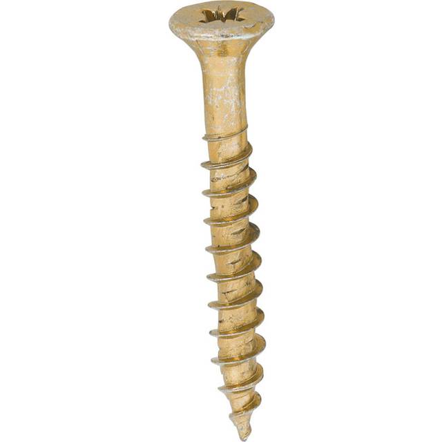 Timco - Velocity Premium Multi-Use Countersunk Gold Woodscrews - 5.0 x 40