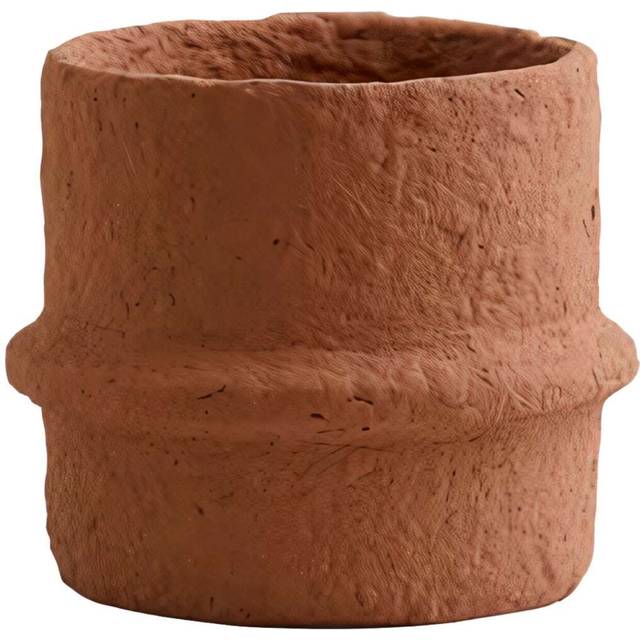 Nordal - Rote cement pot - Blomkruka - Rust no. 1 - W:10 x H:12 cm