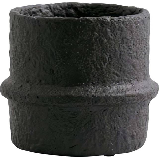 Nordal - Rote cement pot - Blomkruka - Black no. 1 - W:10 x H:12 cm