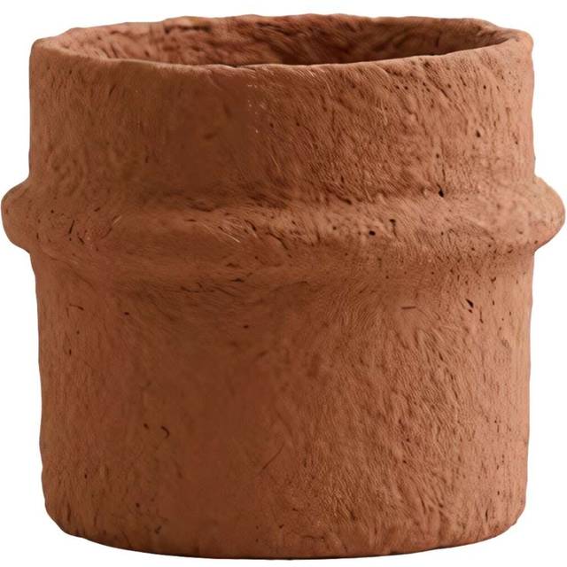 Nordal - Rote cement pot - Blomkruka - Rust no. 2 - Stock sale - W:10 x H:12 cm