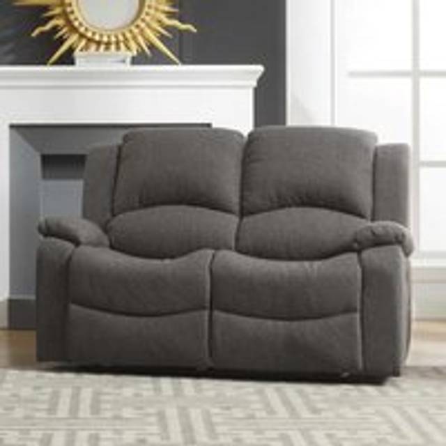 Marldon 2 Seater Dark Grey Electric Recliner Sofa - Artemis Home