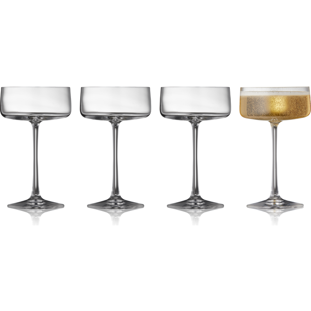 Zero Champagneskål Krystal 26 cl 4-pack 1 set Klar