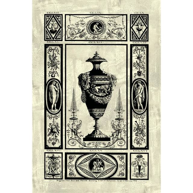 Printed Pergolesi Urn II (IP) (30cm H x 20cm W x 3.8cm D)