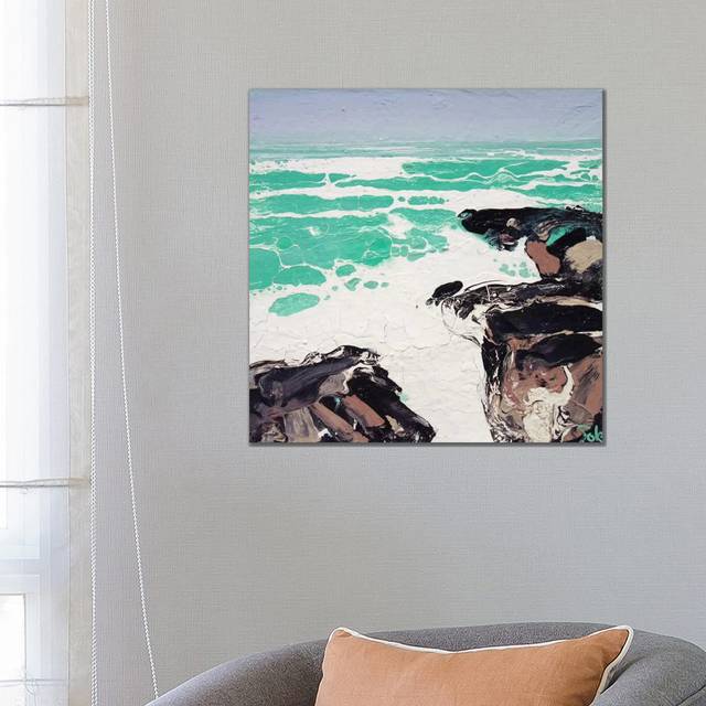 Cornwall Rocks (Sketch) (66.04 cm H x 66.04 cm W x 3.175 cm D)