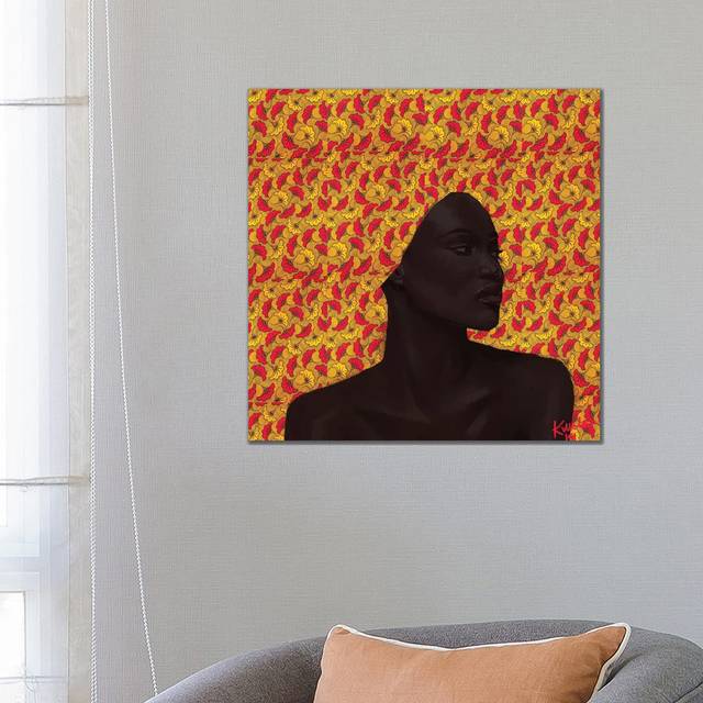 Wax Series III by Adekunle Adeleke - Wrapped Canvas Art Prints (66.04 cm H x 66.04 cm W x 1.91 cm D)