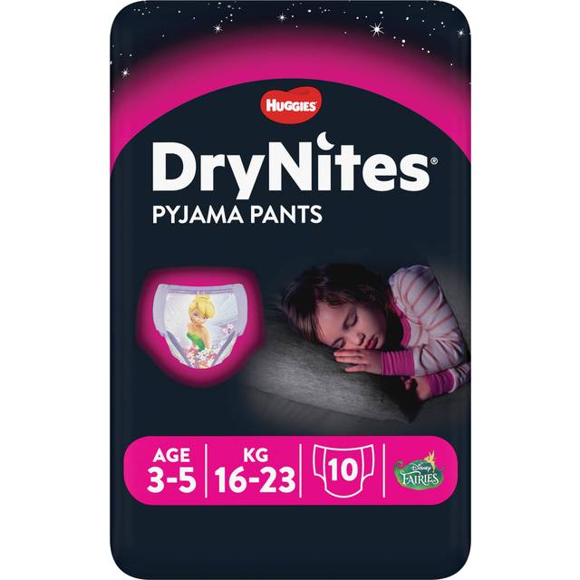 DryNites Girl 3-5 år - 10 st