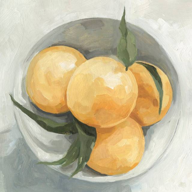 Fruit Bowl I by Emma Scarvey - Print (30cm H x 30cm W x 3.8cm D)