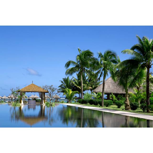 Luxury Tropical Resort by Saraberdon - Wrapped Canvas Photograph (20cm H x 30cm W)