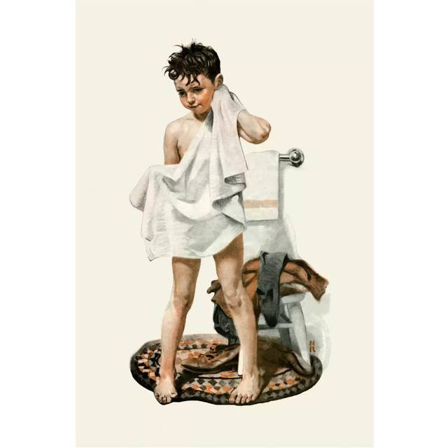 'C-L-E-A-N' by Norman Rockwell Painting on Wrapped Canvas (152.5 cm H x 101.5 cm W)