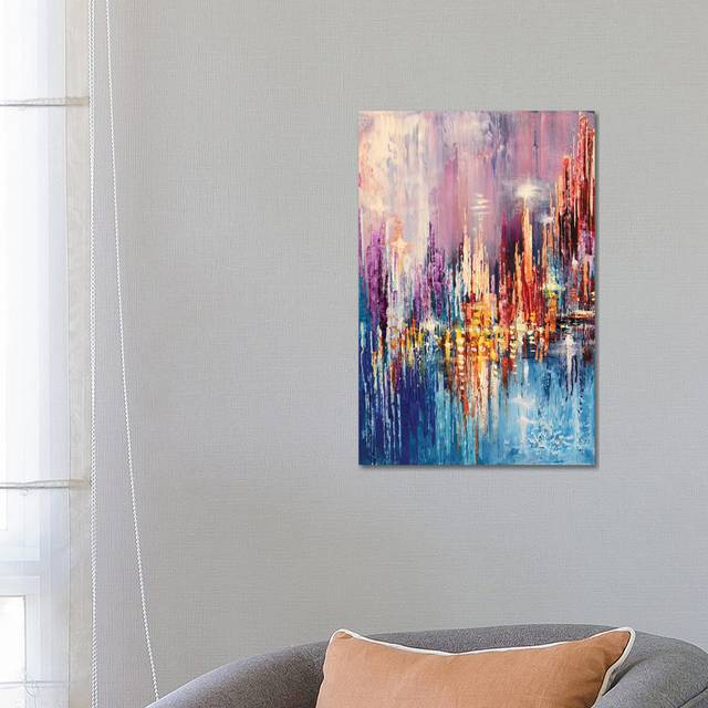 Tower Lights by Tatiana Iliina - Wrapped Canvas Graphic Art (66.04 cm H x 45.72 cm W x 3.175 cm D)