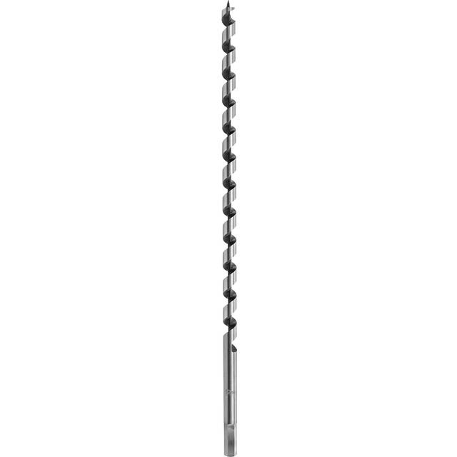 QWORK Wood Auger Drill Bits, 12mm x 400mm, Cuts Shallow and Deep Holes in Wood, 1 Piece