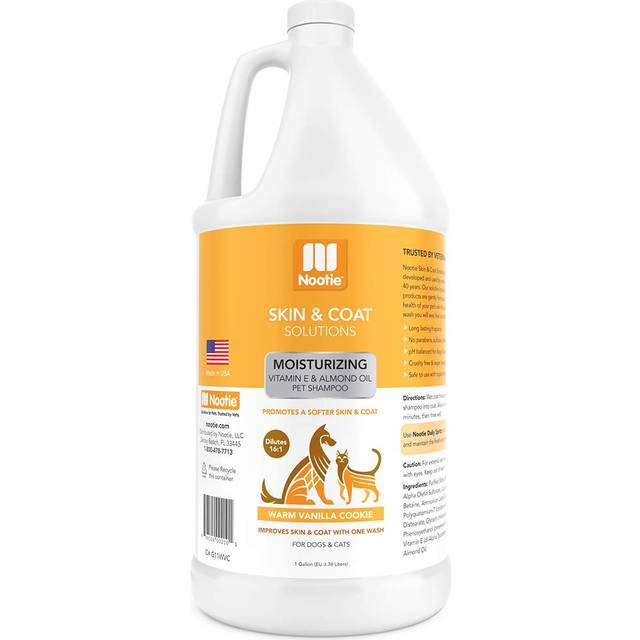 Nootie Moisturising Warm Vanilla Cookie with Almond Oil Pet Shampoo, 3.8L