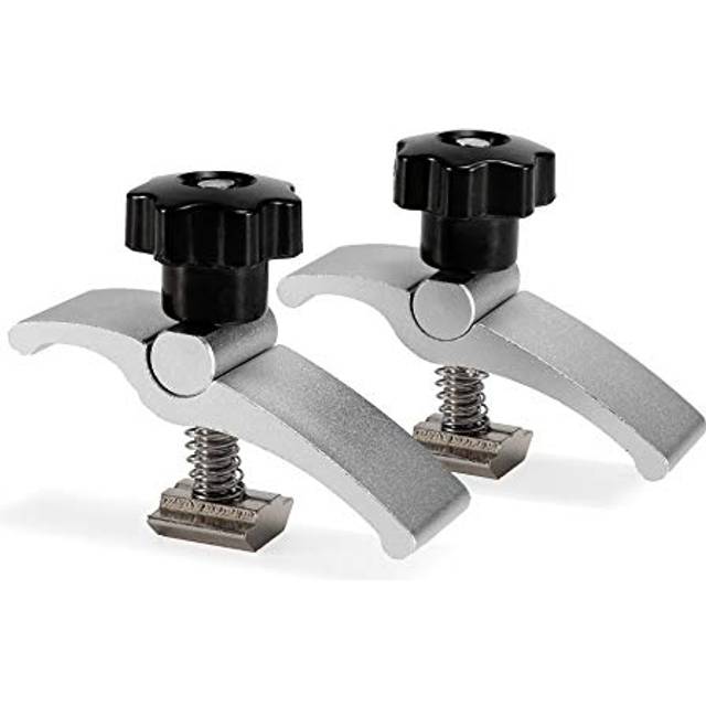 2PCS T-Track Mini Hold Down Clamp Kit, CNC Router Clamp for Woodworking and Metalworking, Compatible with 3018 CNC