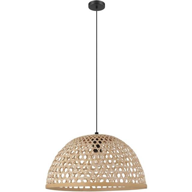 Hanging Ceiling Pendant Light Wicker Shade 1 x 40W E27 Hallway Feature Lamp
