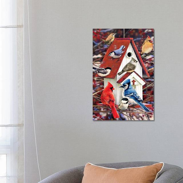 Church Birdhouse by Greg & Company - Wrapped Canvas Photograph (66.04 cm H x 45.72 cm W x 1.91 cm D)