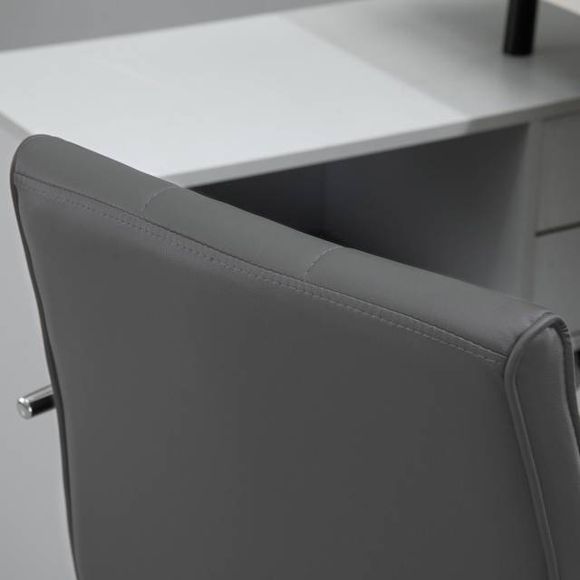 Allex Conference Chair - Grey (52.5cm W X 54cm D)